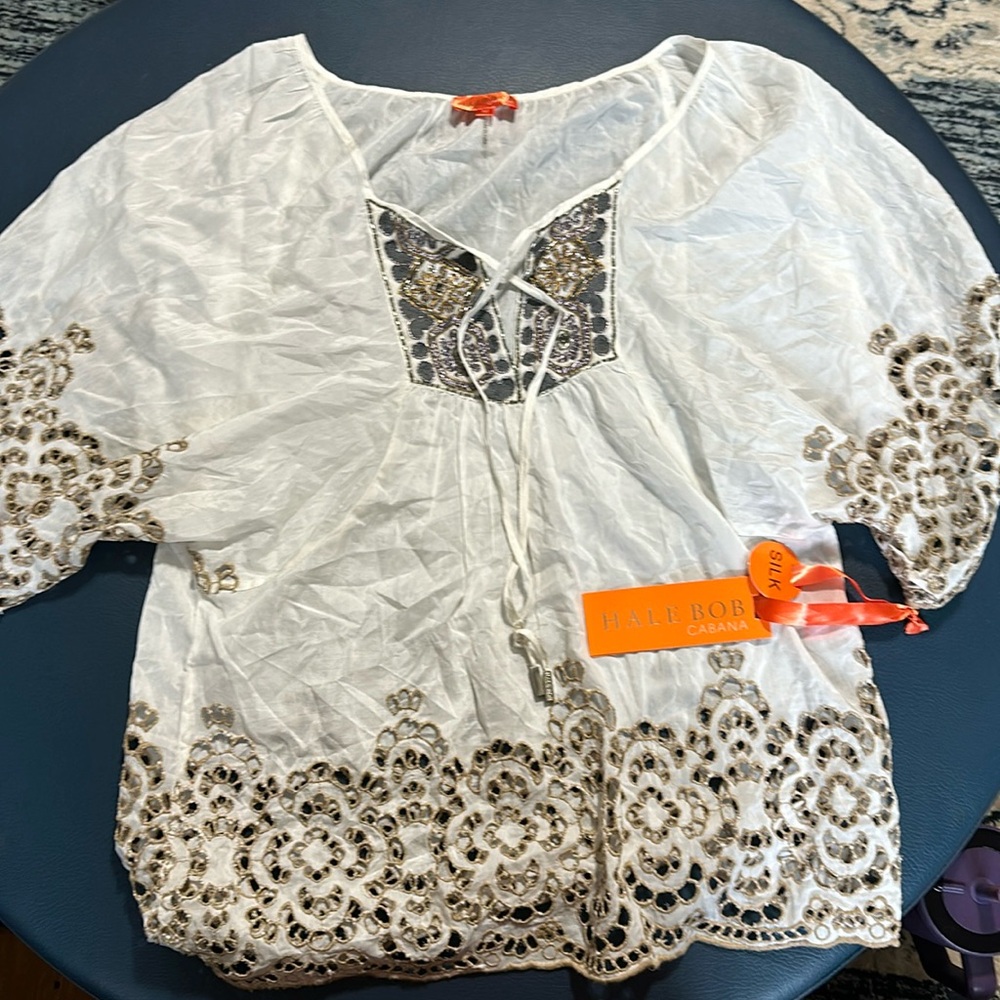 Hale Bob Cabana silk top